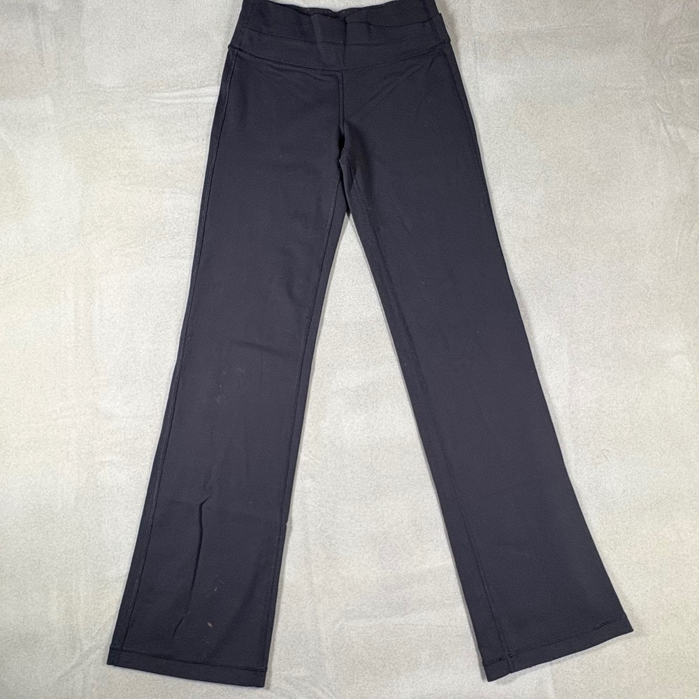 Lululemon Groove Flare Pants Black Size 4 Low Rise Yoga Athletic Trousers